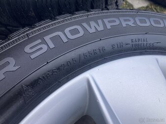 Alu kola ŠKODA OCTAVIA III 16" zimní NOKIAN 205/55R16 - 6