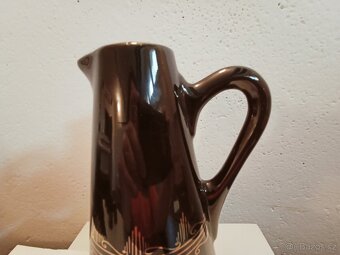 černé štamprle se zlatým vzorem - 6