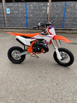 Dětský pitbike 50ccm 12/10 oranžová - 6