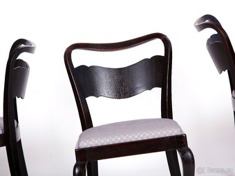 Jídelní židle THONET, nové čalounění, 4ks - 6