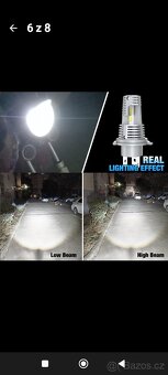 LED světlo S2/BA20D pro motocykl - 6