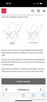 Ikonické křeslo Butterly / original - 6