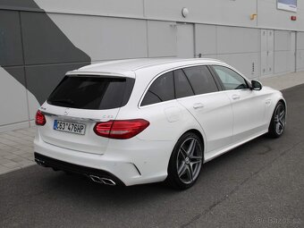 C63 AMG,W205,350kw,LED,NAPPA,ACC,HUD,360°Kamery,POLAR bílá - 6