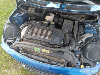 Veškeré díly Mini Cooper S R52 cabrio 125kw r.v. 2006 - 6