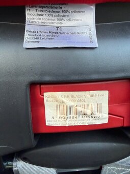 Britax Romer King II LS - Fire red - 6