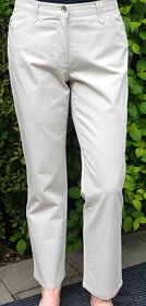 Kalhoty béžové nové Brax,hnědé Taylor wright vel.M-L - 6