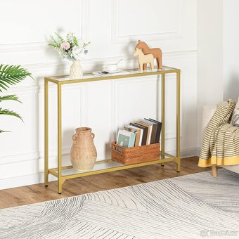 Nový konzolový zlatý stůl - 6