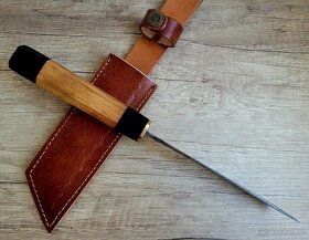 nový samurajský Damaškový nůž TANTO 27,5 cm + pouzdro - 6