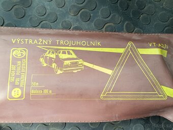 Prodám socialistický výstražný trojúhelník, veterán - 6