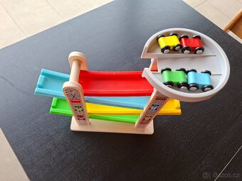 Dřevěná dráha pro auta zn. Woody - 6