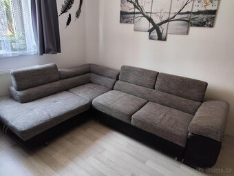 rozkládací sedací souprava 280x200cm s úložným prostorem - 6