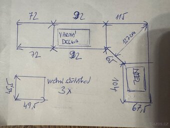 Kuchyň dub masiv, bílá - 6