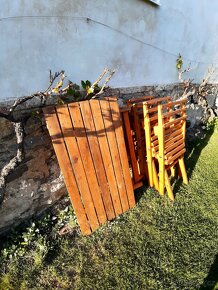 Dřevěný zahradní nábytek - 6