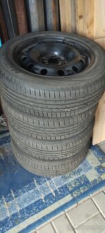 Kola Škoda Fabia 3, Rapid R15 letní + orig. kryty kol - 6