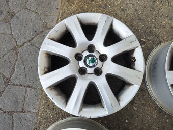 15"alu sada 5x100 origo Škoda Fabia 2 Roomster Polo Ibiza - 6