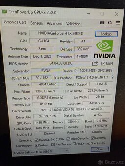 EVGA GeForce RTX 3060 Ti OC 8GB GDDR6 - 6