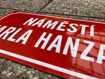 Smaltovaná cedule uliční za 900 kč s doručením - 6