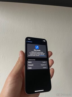 Apple iPhone 128 GB bílý, baterie 100% - 6