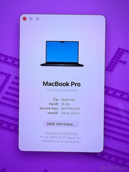 MacBook PRO 14” M4 - 6