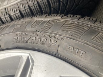 Alu kola TOYOTA COROLLA 16" 5x114,3 zimní FULDA 205/55R16 - 6