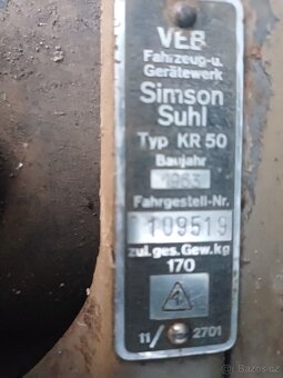 Simson Suhl kr 50 ,1963 - 6