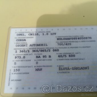 Opel corsa b 1L rv 99 - 6
