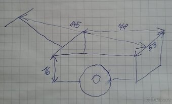 Nádherná retro kára za skútr. Nikdy nejetá - 6