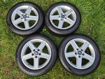 Kompletní zimní orig. Alu kola FORD - 205/55 R16 - 5x108 - 6