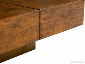 Akáciový konferenční stůl CUBE - 6