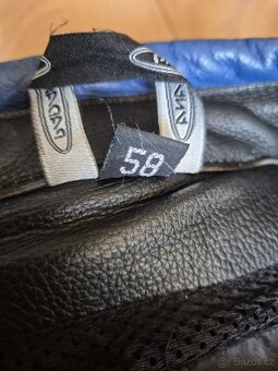 Kožená buna + kalhoty, moto kombinéza Padana - 6