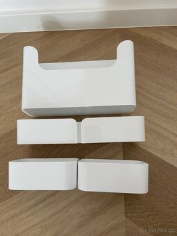 Ikea bílé doplňky na drobnosti do skříně PAX - 6