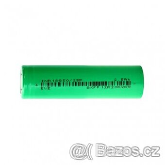 Li-ion EVE INR18650-25P 2,5Ah 20A/30A NOVÉ ZMĚŘENO - 6