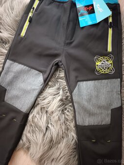 Zateplené softshellové kalhoty - 6