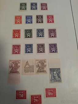 Starý znamky 130 tranek 3 velký albumy - 6