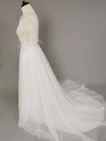 Luxusní nenošené svatební šaty, Windflower, 38 EU (S) - 6