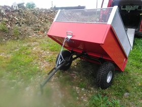 Prodám nový sklopný vozík za travní traktor - Třeboň - 6