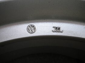 Kola VW 6,5x15, ET43, 5x100, vč. letních 195/50. - 6
