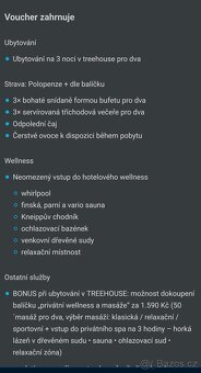 Pobyt s wellness v domě v korunách stromů za poloviční cenu - 6