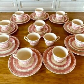 Starý krásný anglický porcelánový servis - 6