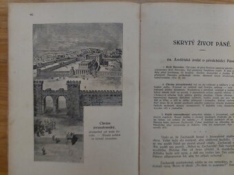Skoro 100 let stará kniha - Biblické dějiny, retro, ČSR - 6