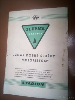 Moped Stadion S22-seznam náhradních součástí 1961 - 6