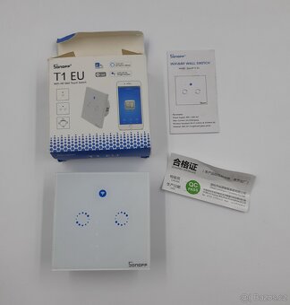 2x wifi dotykový vypínač světel Sonoff T4EU1C a T1EU2C - 6