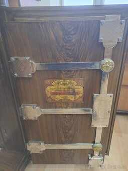 Starožitný trezor Becher Hildesheim Wien - 6
