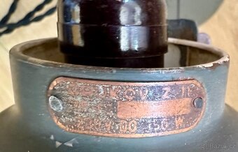 Stará INDUSTRIÁLNÍ lampa BAG polohovací FUNKČNÍ - 6