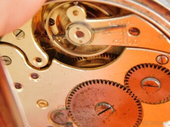 Starožitné stříbrné kapesní hodinky niello / tula - 6