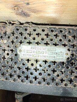 Starý elektromotor Fr.Křižík A.S.Praha - 6