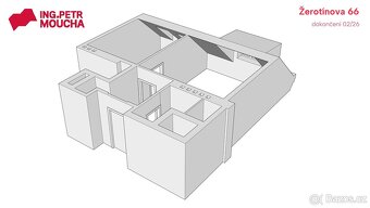Prodej bytu 2+kk 52 m² Žerotínova, Praha - Žižkov - 6