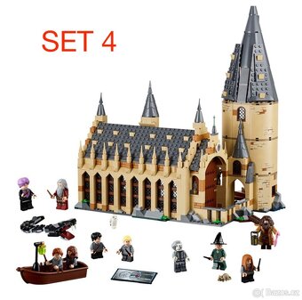 Harry Potter stavebnice 1 + figúrky - typ lego - nové - 6