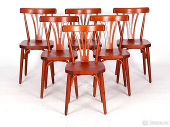 Masivní bukové židle do restaurace, 100 ks - 6