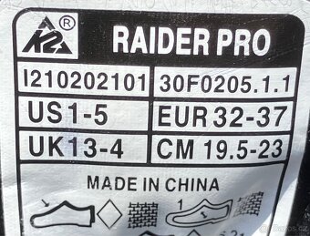 Dětské kolečkové brusle K2 RAIDER PRO - 6